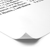 緑の金ゴールドフローラ8テーブ結婚ルの座席表 ポスター (角)