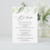 緑の金ゴールドボタニカル葉ホテル宿泊施設 エンクロージャーカード (スタンド正面)