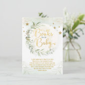 緑の金ゴールドムーントゥインクルスターブックスベビー エンクロージャーカード (スタンド正面)