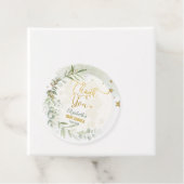 緑の金ゴールドムーントゥインクルリトルスターベビーシャワー フェイバータグ (インサイチュ)