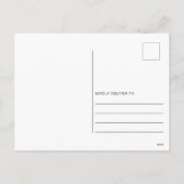 緑の金ゴールドモダンのアーチ喜ばしい写真 シーズンポストカード (裏面)