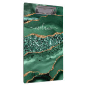 緑の金ゴールド大理石名前をカスタムするクリップボード クリップボード (右)