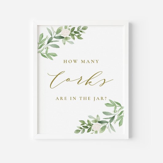 緑の金ゴールド瓶のゲーム内のコルクの数 ポスター