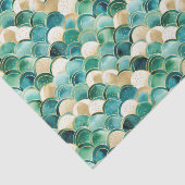 緑の金ゴールド白抽象芸術 薄葉紙 (詳細)