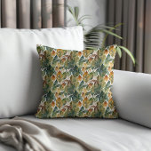 緑の金ゴールド紅葉 クッション