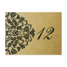 緑の金ゴールド表の番号はがき