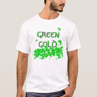 緑の金ゴールド Tシャツ