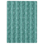 緑の金属の雨滴 クリップボード (裏面)