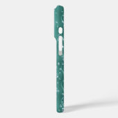 緑の金属の雨滴 Case-Mate iPhoneケース (裏面 / 左)