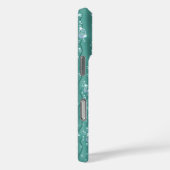 緑の金属の雨滴 Case-Mate iPhoneケース (裏面 / 右)