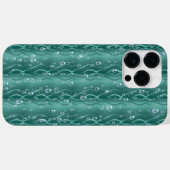 緑の金属の雨滴 Case-Mate iPhoneケース (裏面 (横))