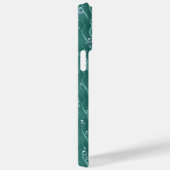 緑の金属の雨滴 Case-Mate iPhoneケース (裏面 / 右)