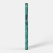 緑の金属の雨滴 SAMSUNG GALAXYケース (右側面)