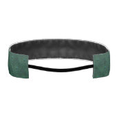 緑の金属上の水滴 アスレチックヘッドバンド (裏面)