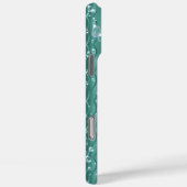 緑の金属上の雨滴 Case-Mate iPhoneケース (裏面 / 右)