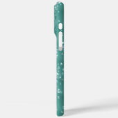 緑の金属上の雨滴 Case-Mate iPhoneケース (裏面 / 左)