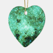 緑の銀河の銀河系 セラミックオーナメント (左)