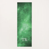 緑の銀河系、線形ラインヨガマット ヨガマット (裏面)
