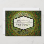 緑の陰陽マンダラオブライフ 招待状 (裏面)