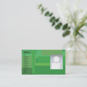 緑の陰-ビジネス 名刺 (スタンド正面)