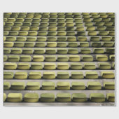 緑の集団椅子 ラッピングペーパー (フラット)