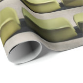 緑の集団椅子 ラッピングペーパー (ロールコーナー)