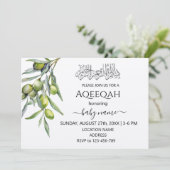 緑の離れイスラームAqiqa Aqeqa招待状 招待状 (スタンド正面)