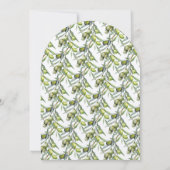 緑の離れイスラームAqiqa Aqeqa招待状 招待状 (裏面)