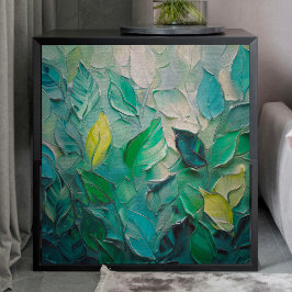 緑の離れテクスチャ付きデコページティッシュペーパー 薄葉紙