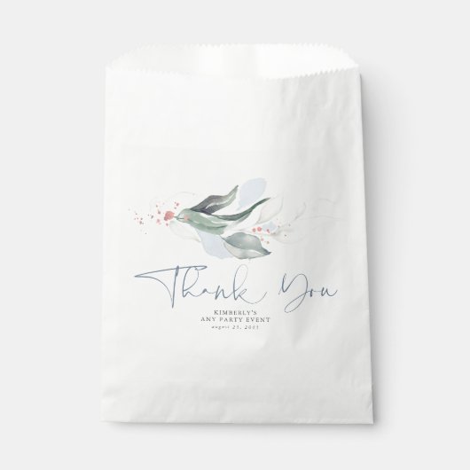 緑の離れバラ金ゴールドほこりっぽい青ありがとう フェイバーバッグ (正面)