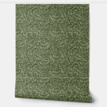 緑の離れフローラヴィンテージ抽象芸術の背景