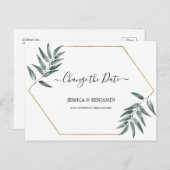 緑の離れ国のスクリプトの日付変更を延期 ポストカード (正面/裏面)