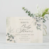 緑の離れ赤ちゃんシャワー 招待状 (スタンド正面)