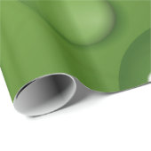 緑の雨滴パターン ラッピングペーパー (ロールコーナー)
