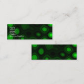緑の電気I -テンプレート スキニー名刺 (正面/裏面)