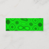 緑の電気II -テンプレート スキニー名刺 (裏面)
