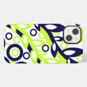 緑の青い葉 iPhoneケース (裏面横)