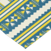 緑の青い部族のパタ伝統的ーン テーブルクロス (アングル)