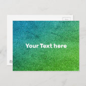 緑の青のグラデーションテクスチャテグラデーションクスチャ ポストカード (正面/裏面)