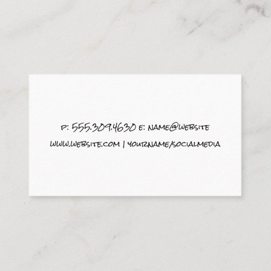 緑の青絵を描背景 | 塗芸術的色 名刺 (裏面)