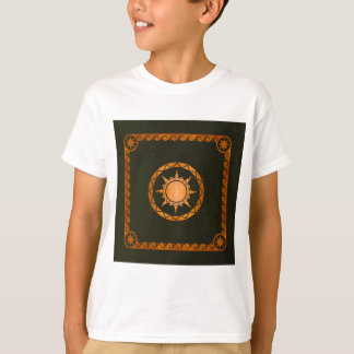 緑の革のAtlantean空の銅 Tシャツ