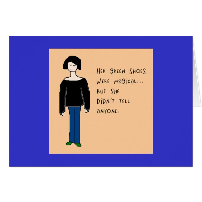 緑の靴 (正面横)