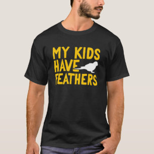 緑の頬の私の子供の羽サンコヌール持っている Tシャツ