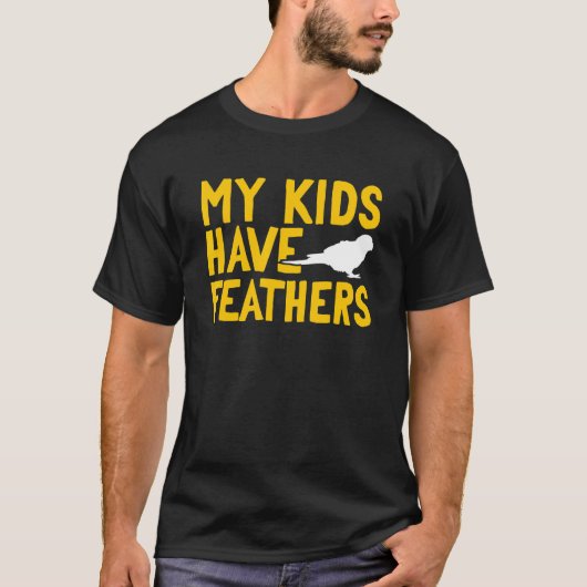 緑の頬の私の子供の羽サンコヌール持っている Tシャツ (正面)