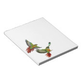 緑の頬コンアパロットメモ帳 ノートパッド (アングル)