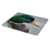緑の頭のマラード・ドレイクの写真 カッティングボード (角)