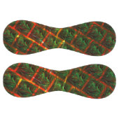 「緑の額縁の目」、傷または赤い格子。 ソフトボール (パネル)