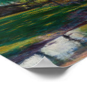 緑の風景とストリーム(1891)Wladyslaw Pod ポスター (角)