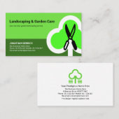 緑の風景画層クリエイティブツリーガーデンシア 名刺 (正面/裏面)