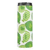 緑の風船とアイルランドのシャムロックの色合い タンブラー (裏面)